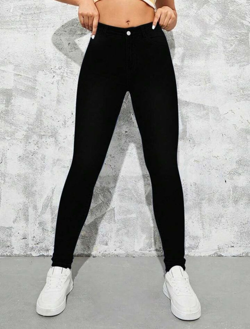 Women Black High-Rise Slim-Fit Skinny Jeans