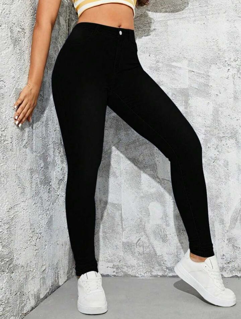 Women Black High-Rise Slim-Fit Skinny Jeans