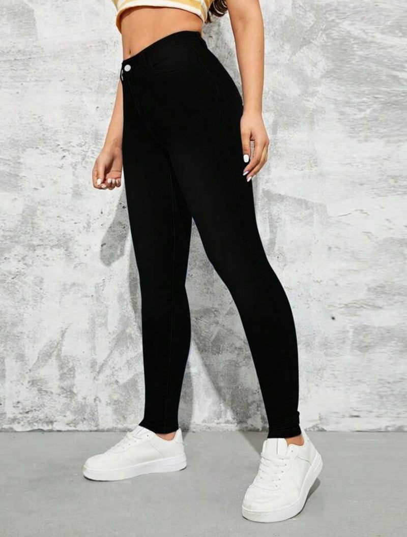 Women Black High-Rise Slim-Fit Skinny Jeans