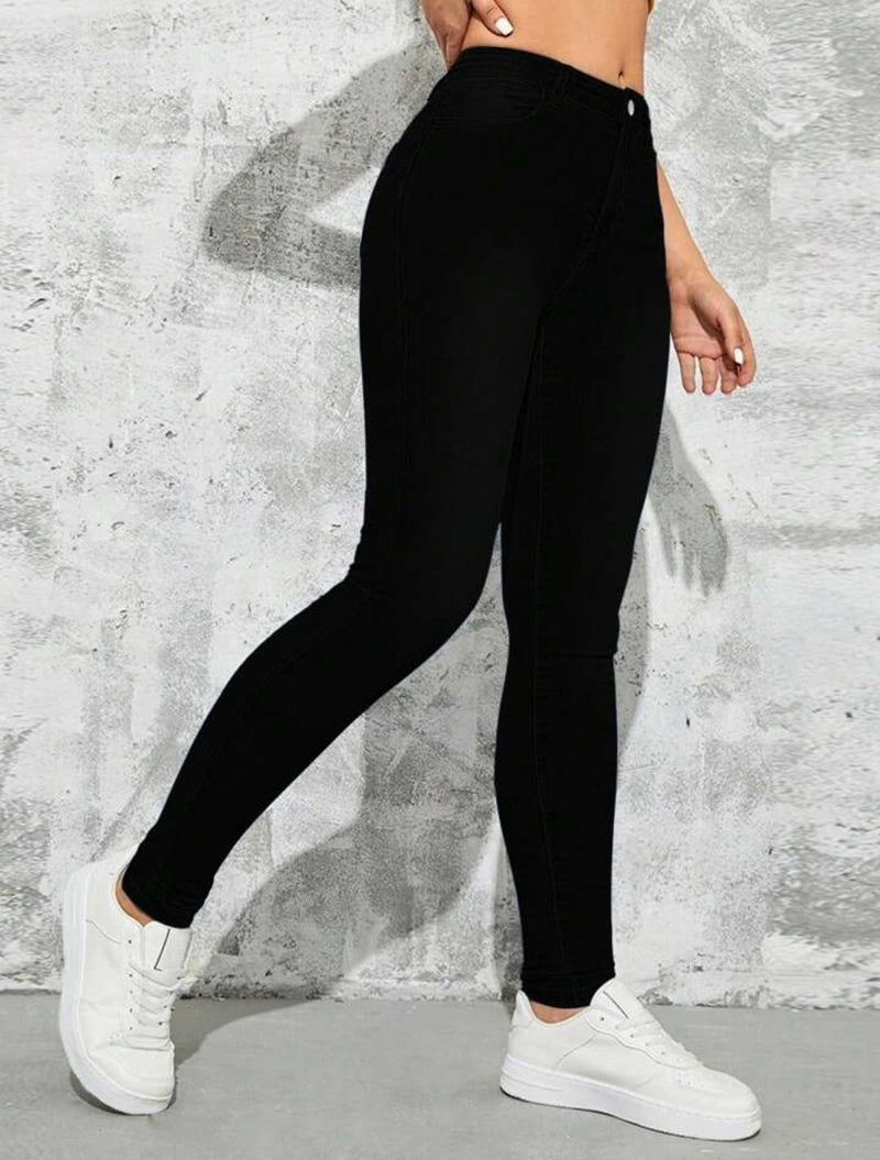 Women Black High-Rise Slim-Fit Skinny Jeans
