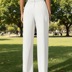 Off-White High-Rise Straight-Fit Trousers