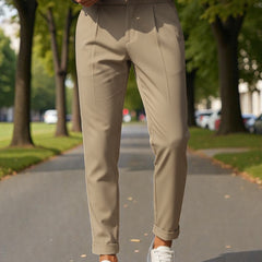 Men Mid-Rise Slim Fit Gurkha Italian Pants