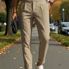 Men Mid-Rise Slim Fit Gurkha Italian Pants