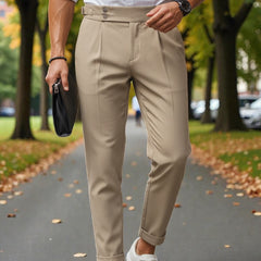 Men Mid-Rise Slim Fit Gurkha Italian Pants