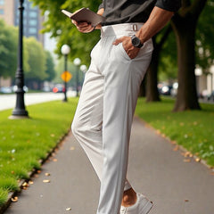 Men Mid-Rise Slim Fit Gurkha Italian Pants