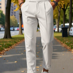 Men Mid-Rise Slim Fit Gurkha Italian Pants